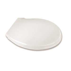 SEDILE WC UNIVERSALE IN RESINA KG 0,650 COMPLETO DI CERNIERA IN PLASTICA E VITI DI FISSAGGIO