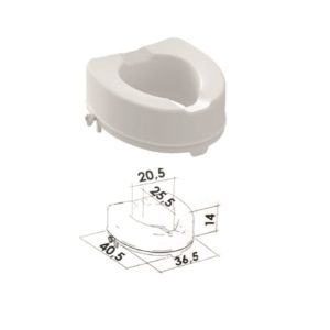 ALZA WC UNIVERSALE H14 cm SENZA COPERCHIO