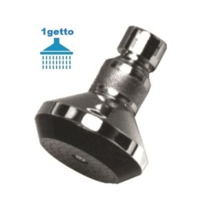 SOFFIONE AMERICANO 1 GETTO &Oslash;62 mm ZAMA/ABS CROMATO