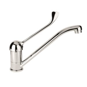 LAVELLO C/LEVA CLINICA 40cm MISCELATORE CROMATO