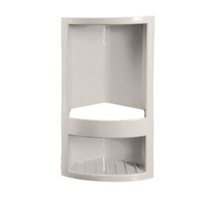 ANGOLARE 14x14x32.5  X DOCCIA PP BIANCO