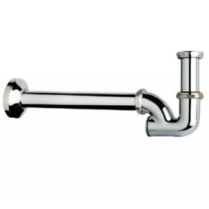 SIFONE A COLONNA 1"1/4x32 LAVABO/BIDET OTTONE CROMATO
