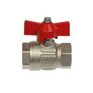 VALV.SFERA FF 1/2" GARDA FARFALLA ALLUMINIO