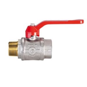 VALV.SFERA MF 3/8" GARDA LEVA ALLUMINIO