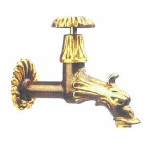 RUBINETTO 1/2" VITONE OTTONE AURO  PTG+ ROMPIG. C/ROSONE