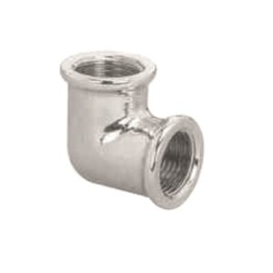 CURVA FF 1/4" OTTONE CROMATO