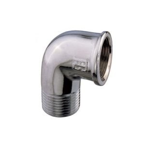 CURVA 90 MF 3/8" OTTONE CROMATO
