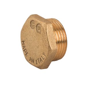 TAPPO MASCHIO 3/4" OTTONE GIALLO