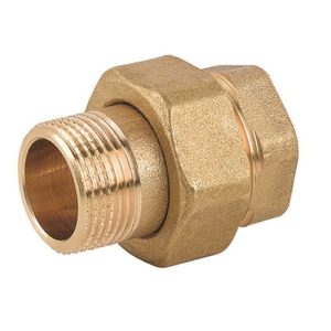 BOCC. MF 1" SEDE CONICA C/O-RING OTTONE GIALLO
