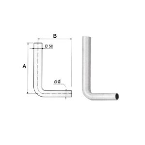 TUBO &Oslash;32 -1000x210 RISCIACQUAMENTO BIANCO