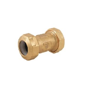 GIUNTO DRITTO 25 TENUTA PLASTICA RACCORDO OTTONE