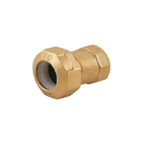 DRITTO F 3/4"x25 TENUTA PLASTICA RACCORDO OTTONE