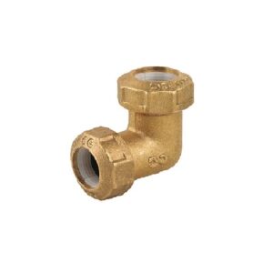 GOMITO 50 TENUTA PLASTICA RACCORDO OTTONE