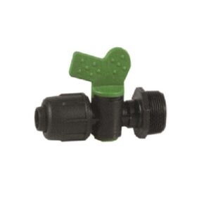 VALVOLA M3/4"-GIUNTO PN4 &Oslash;16 COMPLETA