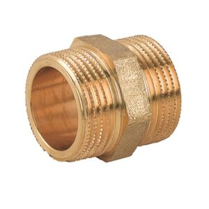 NIPPLES MM 1/4" OTTONE GIALLO