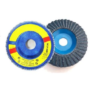 DISCO LAMELLARE gr.40 &Oslash;115 mm ZIRCONIO SUPPORTO PLASTICA