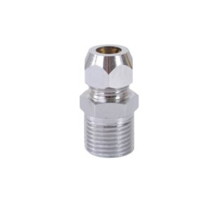 RACC. M 1/2"X&Oslash;10 A STRINGERE OTTONE CROMATO