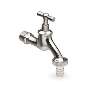 RUBINETTO 1/2" C/PORTAGOMMA SERIE BENACO CROMATO