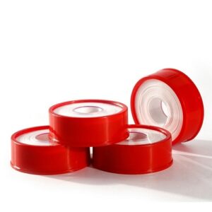 P.T.F.E. 12mm x 10mt x sp0,075 X ACQUA -ROSSO-