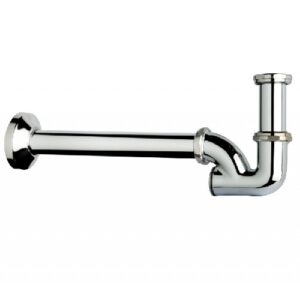 SIFONE A COLONNA 1"X26 LAVABO/BIDET OTTONE CROMATO