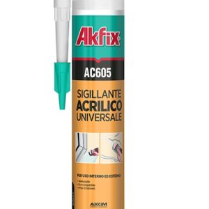 SILICONE ACRILICO UNIV.BIANCO 310 ml x24 VERNICIABILE