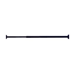 TUBO REGGITENDA 125-220 cm DRITTO ESTENSIBILE ALLUMINIO LACCATO BIANCO