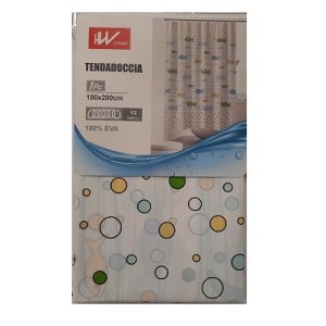 180x200 TENDA DOCCIA PVC MARINO