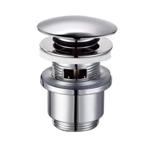 PILETTA AUTOM."CLIK-CLAK" CTP 1"1/4 OTTONE CROMATO