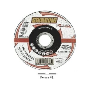 DISCO 115X1.6X22.23 FORZA A46S BF41 FERRO-ACCIAIO X50 PZ
