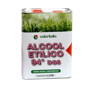 ALCOOL 94&deg; DENATURATO BIANCO 5 LT