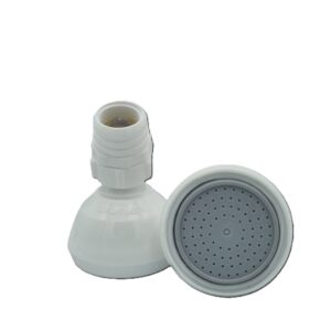 SOFFIONE DOCCIA BIANCO POLIPROPILENE SFUSO